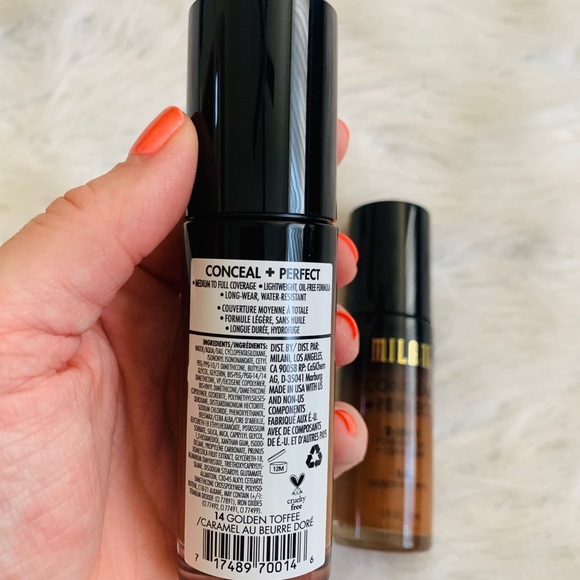 🆕MILANI BUNDLE 2IN1 FOUNDATION+ 14 GOLDEN TOFFEE - Picture 3 of 5